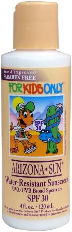 Arizona Sun - Sunscreen Water Resistant SPF 30 for Kids – 4 oz – Total Sun Protection Lotion - Face and Body – Just for Kids
