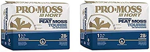 Premier 0280P Pro Moss Horticulture Retail Peat Moss, 1 Cubic Feet ((2.Units))