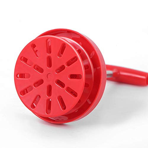 Manual Professional Whipping Cream Dispenser - Handheld DIY Whipped Cream Dispenser - Perfect Cream Whipper Maker for Gift,Lid,17-Ounce Capacity (500ml) (Red)