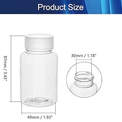 Aicosineg 100ml Clear Lab Chemical Reagent White