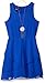 Amy Byer Girls' Racerback Dress with Tulip Overlay