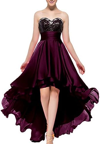 Ruiyuhong Women's High Low Country Bridesmaid Dress Party Wedding Gowns LH88