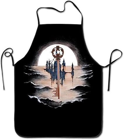 The Key Of Ghost Castle Adjustable Kitchen Apron For Cooking Baking Barbecue