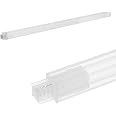 24 Inch Towel Bar Replacement Plastic Spring Loaded End Bathroom Bath Rack Clear
