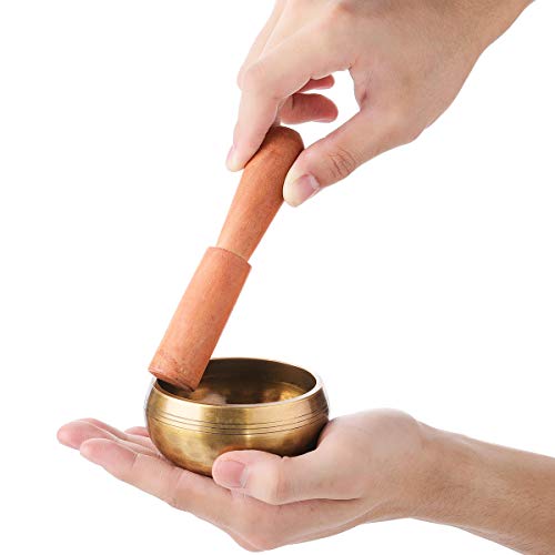 Singing-Bowl-NASUM-Tibetan-Singing-Bowl-Set-Hand-Hammered-Meditation-Music-Bowlfor-Mindfulness-Meditation-Relaxation-Stress-Anxiety-Relief-Chakra-Healing-Yoga-ZenPerfect-Spiritual-Gift-9cm