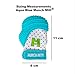 Malarkey Kids Patented Teething Mitten, Munch Mitt Baby Chew Toy - Protects Hands from Chewing & Saliva, Heals Aching Gums, Promotes Sound & Visual Stimulation for Babies - Aqua Polka Dot