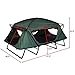 Tangkula Tent Cot Folding Waterproof 2 Person Hiking Elevated Camping Tent with Carry Bag