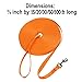 Hi Kiss Dog/Puppy Obedience Recall Training Agility Lead - 15ft 20ft 30ft 50ft 100ft Leash - Great for Training, Play, Camping, or Backyard - Orange 50ft