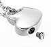 Hold My Heart Pendant Cremation Urn Jewelry Necklace with Filler Kit Ashes