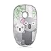 FD V8 Wireless Mouse Battery Included, 2.4G Cute Colorful Animal Slim Silent Travel Cordless Mouse Optical Designed Mice with Nano Receiver Compatible for Laptop Computer PC Chromebook (Gray Koala)