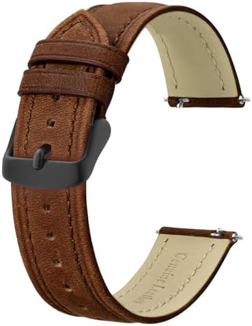 Benchmark Basics Leather Watch Band - Crazy Horse Oiled Leather
