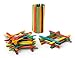 Hygloss Colored Craft Sticks – 4.5-Inch - 1,000 Count - Vibrant Wooden Multi-Colored Popsicle Sticks – Smooth and Splinter-Free Pop Sticks - for DIY Projects, Crafting, Games, Home and School Use