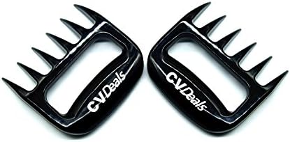 BBQ Meat Fork; Bear Claw; Meat Shredder; Bear Paws; Shreds Pulled Pork, Chicken, Beef, and Any Other Meat; Very Sturdy and Strong Plastic; Sharp Teeth! Dishwasher Safe!! QUALITY PRODUCT GUARUNTEED!!!