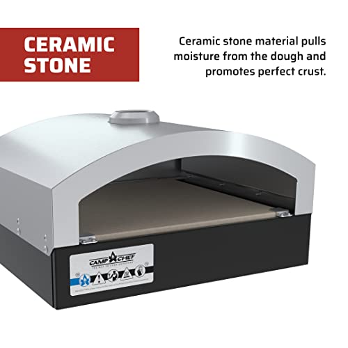 Camp Chef Artisan Outdoor Pizza Oven, 14" Single Burner Accessory