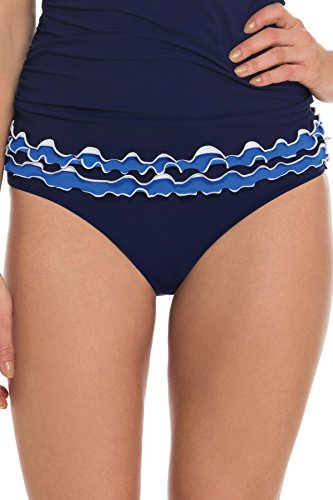 Profile by Gottex Women's Blue Lagoon Banded Hipster Bottom