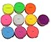 GloMania 10 Color Set Mini Sampler Neon Pigment Powder, Black Light UV Reactive, Fluorescent