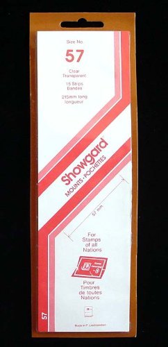 Showgard Strip Style Clear Stamp Mounts Size 57 by Showgard