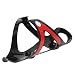 Alomejor Bike Water Bottle Holder Carbon Fiber Bicycle Water Bottle Cages Cycling Bike Drink Holder Brackets(Red)thumb 3