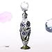 YU FENG Vintage Flower Pattern Restoring Ancient Antique Perfume Bottles Empty Refillable (Purple)