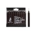 Mega Candles 40 pcs Unscented Black Exquisite Mini Taper Spell Candles, 4 Inch Tall x 1/2 Inch Diameter, Magic Chimes, Enchantment, Casting Rituals, Witchcraft, Wiccan, Altar, Metaphysical