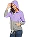 Women's Lightweight Waterproof Raincoat Active Outdoor Windproof Hooded Rain Jacket