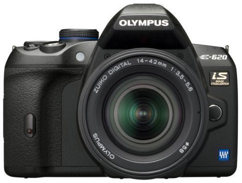 Olympus Evolt E620 12.3MP  DSLR with IS, 2.7-inch Swivel LCD with 14-42mm f/3.5-5.6 Zuiko Lens