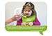 Waterproof Silicone Bibs – New Reinforced Buttonholes Keep Bib on Toddler – Stay Open Food Pocket Catches All Spills – Reduce Cleaning and Laundry – Bonus Spoon or Bandana – Set of 2 (Blue & Green)
