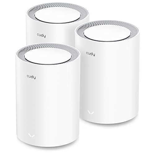 Cudy AX3000 2.5G WLAN 6 Mesh-System, M3000 Serie (Weiß, 3er-Pack)