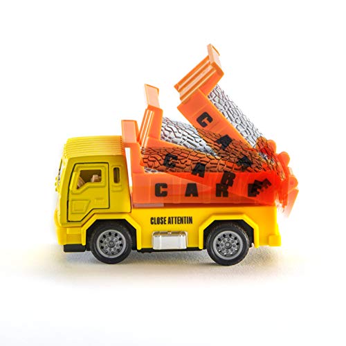 Prextex Pullback and Go Die Cast Metal Constructions Trucks with