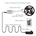 LED Strip Lights, L8star 16.4ft RGB 5050 LEDs Color Changing Kit,24key Remote Control and Power Supply with Bluetooth Smartphone APP Controller for Home Kitchen Christmas Indoor Decoration