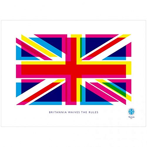 Nauticalia Britannia Waives Rules Tea Towel