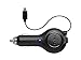 Retractable Micro USB Car Charger for Samsung J7 J3 S6 S6 edge S5 Note 5 4 3 LG G4 Amazon Kindle 4 3 2 Fire Touch DX by Cellet