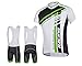 sponeed Mens Bicycling Bibs Bike Bib Suit Team Cycling Jersey Short Sleeve