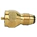 GasSaf Universal 1lb Propane Tank Refill Adapter for Disposable Small Bottle- 100% Solid Brass Regulator Valve Accessory