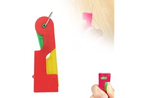 KRUGGO Upgraded Automatic Needle Threader, 2024 New Sewing Machine Needle Threader for Hand Sewing Plastic, Quick Sewing Machine Loop Needle Threaders (Random Color)