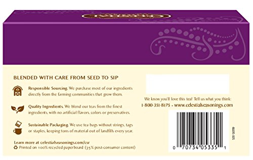 CELESTIAL SEASONINGS, TEA, WILD BERRY ZINGER, 20 CT