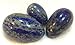 Texas Hidden Gems 3 Natural Lapis Stone Eggs Kegel Exercise Weights