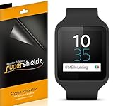 Supershieldz (6 Pack) Anti Bubble Clear Screen Protector for Sony Smartwatch 3, High Definition Clear Shield (PET)