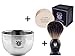 Henry Cavendish Himalaya Shaving Kit with - Shaving Soap with Shea Butter & Coconut Oil. Long Lasting 3.8 oz Puck Refill, plus Gentleman's Ceramic Shaving Soap Bowl with Handle.