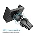 APPS2Car Sturdy Air Vent Car Phone Mount w/Twist Screw Nut Adjustable Mount Base Compatible with iPhoneXs Max 8/8Plus 7/7Plus 6s Plus Samsung Galaxy S9 S8 S6/S7 Edge S5 Note 9 8 5 A9 LG G5 Xperia ZX2