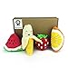 Petzilla PCT-1 Squeaky Sound Chew Toys Package for Pet Dog & Cats (Fruits)