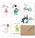 Kids Happy Birthday Cards Assortment, 36 Fun Birthday Cards for Kids, Girl Unicorn Birthday Card, Boys Birthday Card Variety Pack, Greeting Cards Assortment for Kids, Envelopes Included - 4x6 Inches