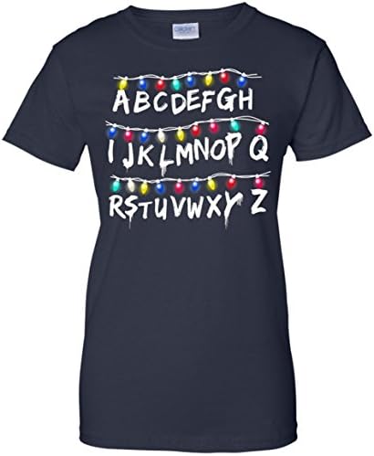 Strange Lights Shirt: Horror Christmas Things Ladies T-Shirt