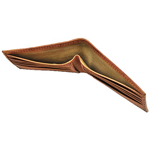 Rawlings Men's Baseball Stitch Bifold, Tan