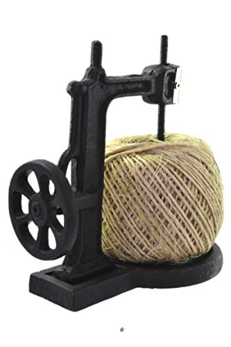 Cast Iron Vintage"Cotton Gin" Kitchen Twine String Holder Dispenser - Thumbnail 3