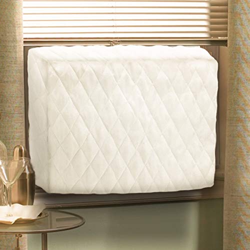 Air Jade Beige Quilted Indoor Cover for Window Air Conditioner (28'' x20'' x 4'')