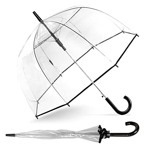 ShedRain Bubble Umbrella – See Through, Rain & Windproof Umbrella - Perfect for Weddings, Prom, Outdoor Events - Automatic Open