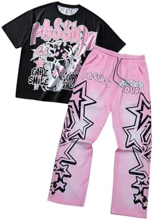 Amazon.com: SOLY HUX Men's Grunge Graphic Hoodies Y2k Baggy Hooded
