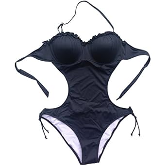 Amazon.com: Foclassy Women's Sexy Push-up Monokini One ...