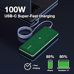 Excitrus 100W Power Bank, PD USB C Fast Charging